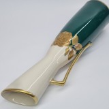 Vaza portelan german vechi, vintage - WALDERSHOT BAVARIA N 22 K GOLD - pictata manual