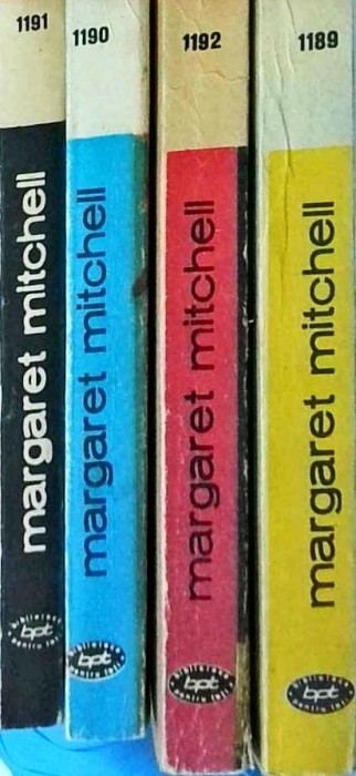 Margaret Mitchell - Pe aripile vantului, 4 volume