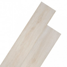 Placi pardoseala autoadezive stejar clasic alb 5,02 m² 2 mm PVC GartenMobel Dekor