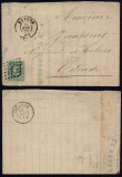 Belgium 1870 Cover + Content Bruges to Ostende - Cigar Tobacco DB.235