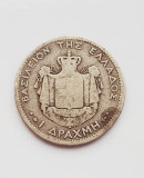 1375 Grecia 1 Drachme 1873 George I (1st portrait) km 38 argint, Europa