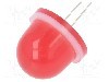 Dioda LED, 16mm, ro&amp;#351;ie, 650...3000mcd, 5...20mA, 4...4,2V, POLAM-ELTA - CQL-733-2