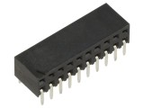 Soclu pini mamă 2,54mm 20 PIN THT PCB