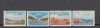 ROMANIA 1956 LP 424 POSTA AERIANA VEDERI SERIE MNH, Nestampilat