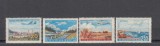 ROMANIA 1956 LP 424 POSTA AERIANA VEDERI SERIE MNH