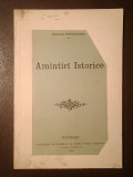 Nicolae Kretzulescu - Amintiri Istorice (ediție princeps, 1894)