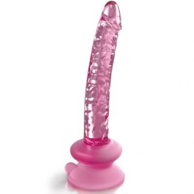 ICICLES - N. 86 GLASS DILDO WITH SUCTION CUP foto