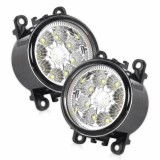 Cumpara ieftin Set Proiectoare de Ceata Galbenе, Sticla clara, Becuri H11, Dedicata Dacia, Ford, Opel, Renault, Citroen