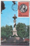 bnk cp Drobeta Turnu Severin - Statuia imparatului Traian - circulata 1983