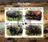 TOGO 2019 - Fauna, Bivoli salbatici / bloc nou CTO
