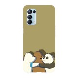 Husa compatibila cu Oppo A54s, Viceversa, model Bear hug We bare bears, Silicon, TPU, Transparent, Carcasa