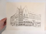 Reproducere lucrare de arta desen (sau gravura) Venlo, Cafe-Restaurant National ca. 1930, print pe carton, 39x29cm
