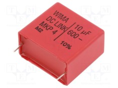 Condensator WIMA cu polipropilenă 10uF 600V ESR 11m&Omega; THT &plusmn;10%