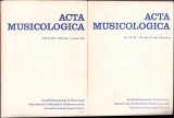 C5145N Acta Musicologica, volumul XLVIII, fasciculele I și II, 1976, International Musicological Society