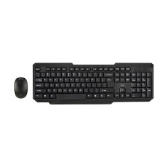 Kit tastatura si mouse wireless Well, carcasa subtire, 1000 dpi, raza actiune 10 m, USB, Negru foto