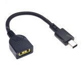 Cablu convertor de la mufa Lenovo USB SQUARE la mufa TIP USB pentru incarcator Laptop Asus, ROG G14, G16, G18, 20V, 14A, 280W, mufa 8.0x4.0mm