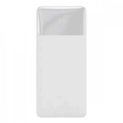 Power Bank Cu &amp;icirc;ncărcare Rapidă Baseus Bipow 20000mAh 15W Alb (Ediție De Peste Mări) + USB-A - Cablu Micro USB 0,25m Alb (PPBD050102) foto