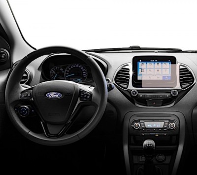 Folie Protectie Navigatie Ford Ka+ Active 2018+, Duragon, protectie Display Navigatie, silicon Mat, Anti-zgarieturi, Anti-amprenta, kit instalare foto