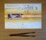 Centenarul avionului cu reacție - Coandă 1910, coliță dantelată, 2010 LP 1882