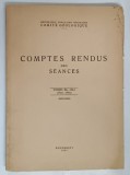 COMPTES RENDUS DES SEANCES ( DARI DE SEAMA ALE SEDINTELOR ) , 1952 - 1954 , TOMES XL - XLI , RESUMES , 1961