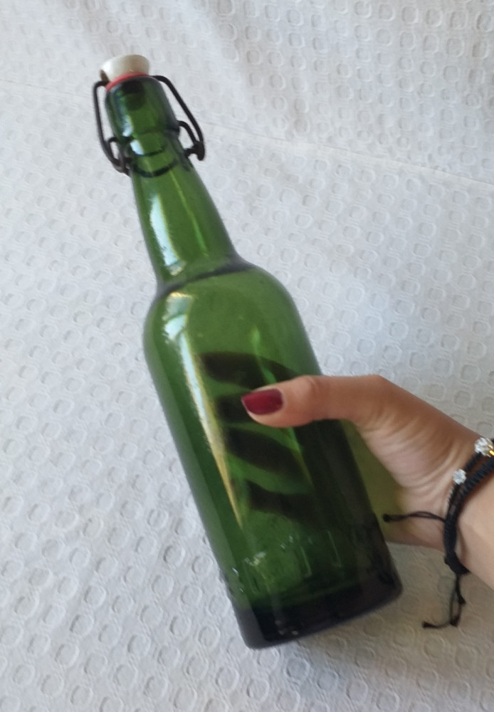 Sticlă veche de bere Franța XERTIGNY , sticlă bere anii 40 | Okazii.ro