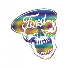 Sticker Skull Monster