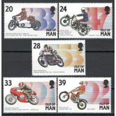 Isle of Man 1993 Mi 550/54 - Curse: concurentii si motocicletele lor