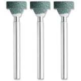 Dremel 26155602JA - Set pietre de polizor de carbura de siliciu diametru 10.3 mm 3 bucati