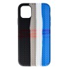 Husa Silicon Woven Texture Apple iPhone 11 - Protectie Premium, Storm
