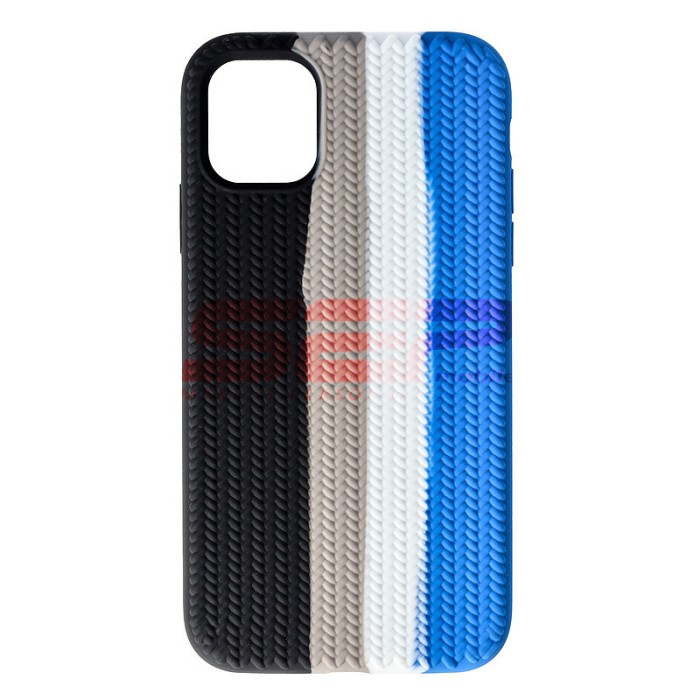 Toc silicon Woven Texture Apple iPhone 11 Storm