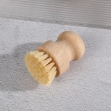 Beech sisal pot brush for washing dishes and pots - Color: Beech sisal pot brush 8x5cm, Flippy