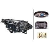 Far Bmw Seria 5 E60/E61 04.2007-06.2010 Hella fata stanga D1S+H8+H3, bixenon, DRL, cu lumina pentru curbe, fara becuri, balast si motoras reglare