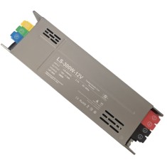 Sursa de alimentare slim pentru sisteme LED LS-300W12V, 300W, 12V DC, 25A, carcasa aluminiu, control inteligent, slow soft start, IP20
