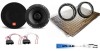 Set Difuzoare Auto JBL VW Passat B5/B5.5, 16.5cm, 240W, Stage2 624 + Inele Adaptor, Insonorizare