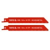 YATO Set 2 lame fierastrau sabie, pentru lemn si metal, lungime 150 mm, pas dinte 18 TPI