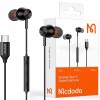 Căști Mcdodo Cu Microfon Usb-C Dac, Negru, Casti In Ear, Cu fir