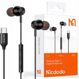 Căști Mcdodo Cu Microfon Usb-C Dac, Negru