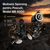 Mulineta Spinning pentru Pescuit, Model MR 6000