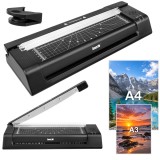 Laminator A3 Izoxis 3 &icirc;n 1 cu ghilotina, coltunjitor si 110 folii