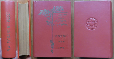 Vasile Alecsandri , Opere complete , Poesii , Pasteluri , legende ,1896 ,vol. 2 foto