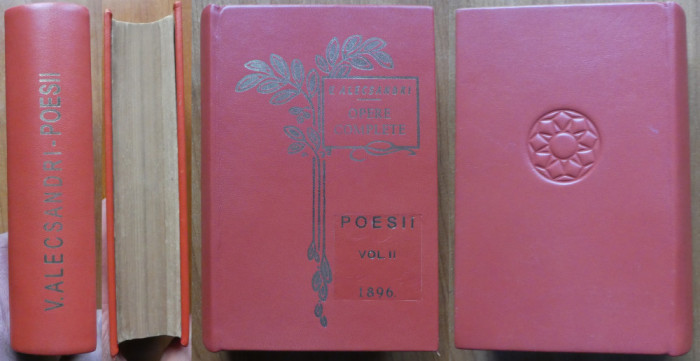 Vasile Alecsandri , Opere complete , Poesii , Pasteluri , legende ,1896 ,vol. 2