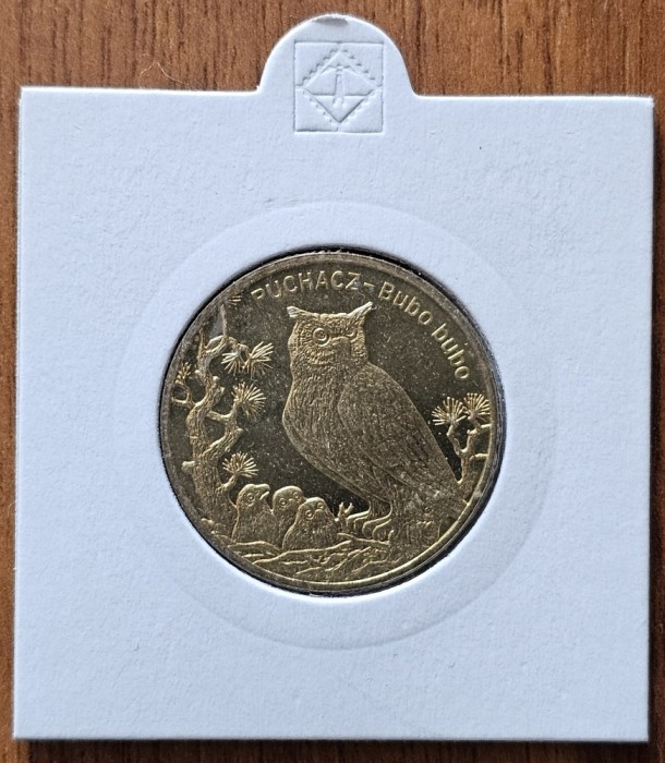 2 zloți 2005, bufnița, Polonia