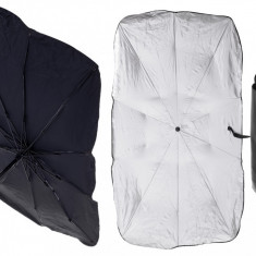 Parasolar Auto tip umbrela pentru parbriz, dimensiune 65 x 110 cm, culoare