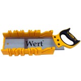 Cumpara ieftin Set fierastrau si cutie de taiere Wert 2515, 350 mm, 2 piese