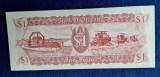 Bancnota Africa Guyana 1 Dollar - serie B45 411688 - UNC - Superba