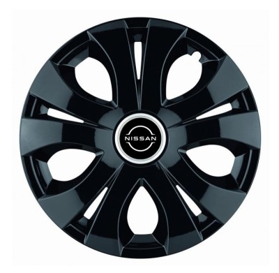Set 4 Capace Roti pentru Nissan Nou, model Top Black, R15 foto