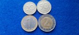 BULGARIA 0,20 0,50 1 2 LEVA SET, Europa