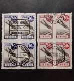 Spania Iberia 1945 bloc 2x4 vignete Pro Montepio - aviatie