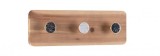 Cumpara ieftin Cuier perete lemn metal Helika 30x4x10 cm
