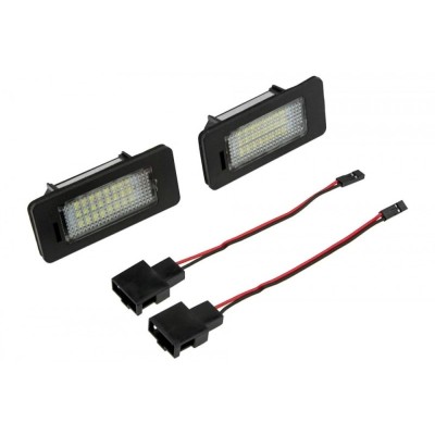 Set lampa numar LED CanBus Audi A1 2010-, A3 2012-, A4 B8, A5 2007-, A7 2010-, Q3 2011, Vw Golf V6 Combi, Passat B6 - B7 Combi, Sharan, Touran 2011-, foto